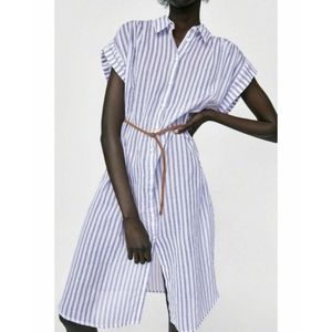 Zara shirt dress with belt